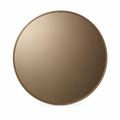 Espelho bronze de frente, fundo branco