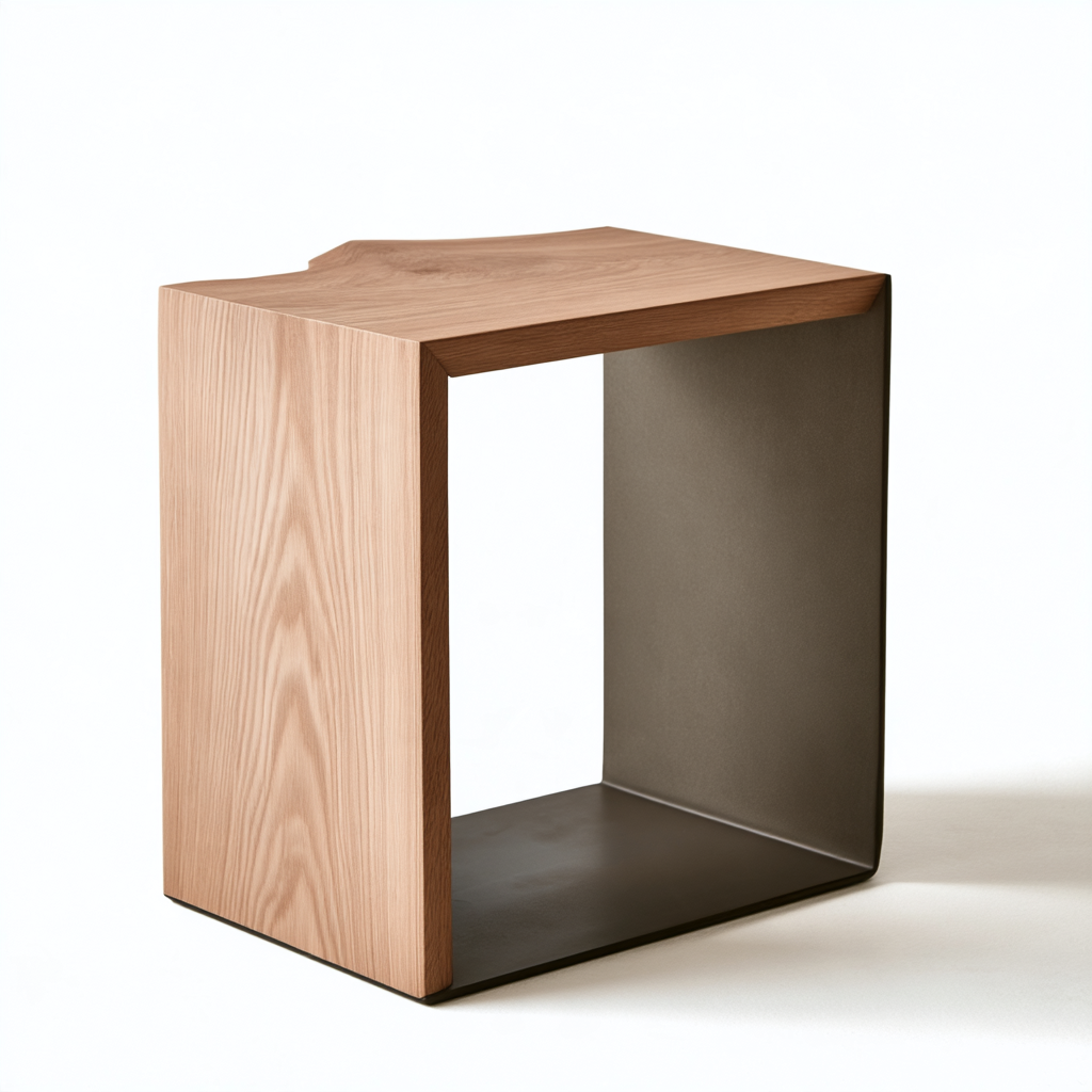 Mesa de Apoio Nexo | Carvalho | Ferro