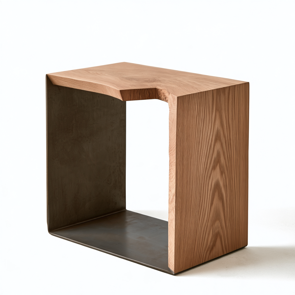 Mesa de Apoio Nexo | Carvalho | Ferro